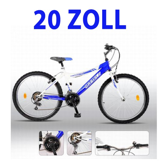 20 ZOLL KINDER FAHRRAD MOUNTAINBIKE KINDERFAHRRAD JUGENDFAHRRAD