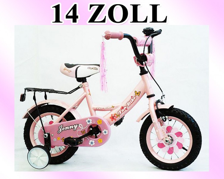 14 ZOLL KINDER FAHRRAD KINDERFAHRRAD MADCHENFAHRRAD RAD Kinderrad PINK